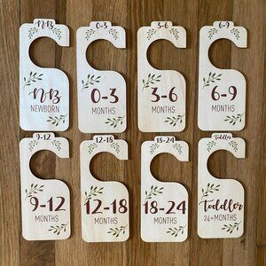 Baby Closet Dividers, Clothing Size Organizer, Nursery Closet Divider